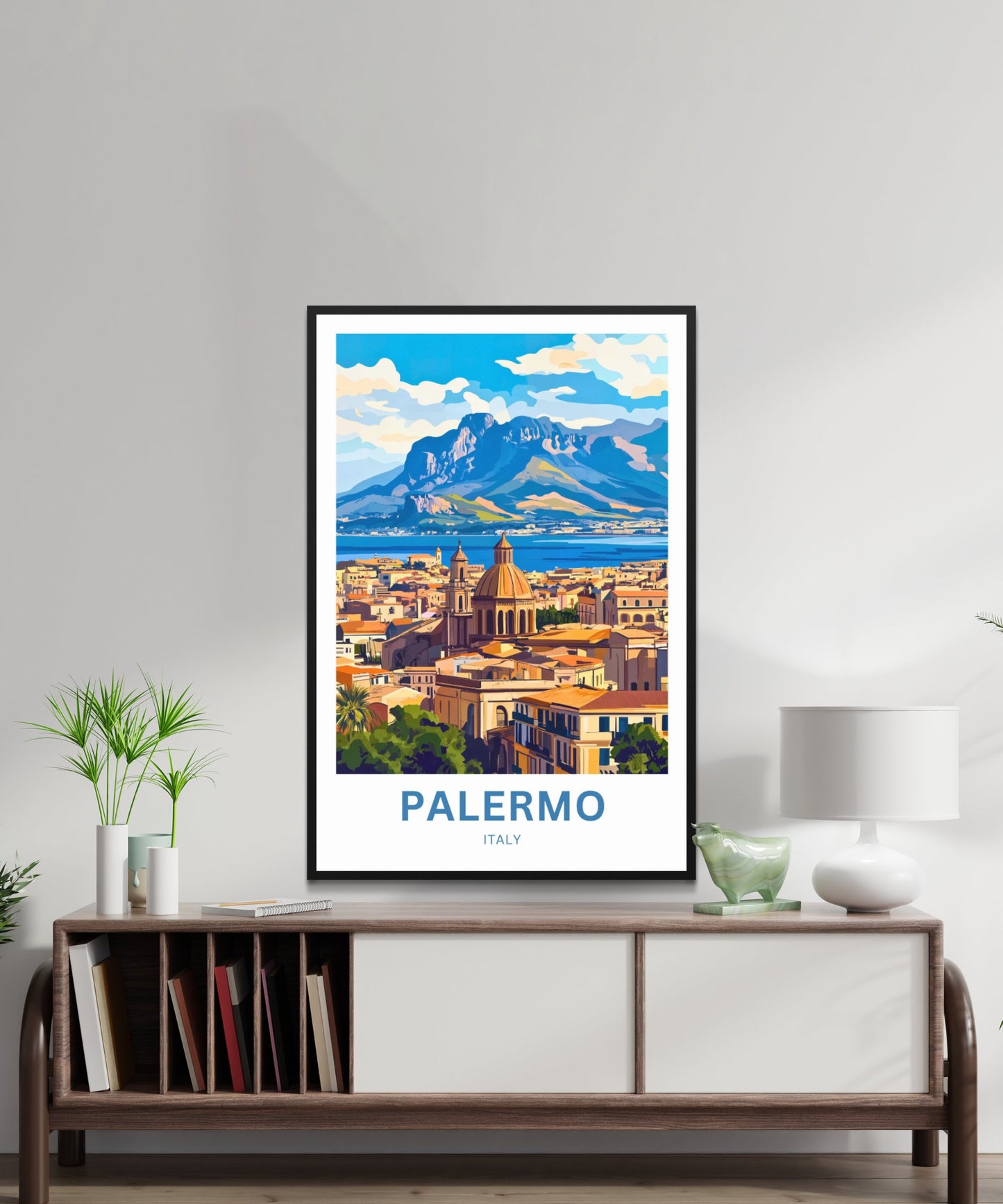 Palermo Travel Poster- Heart of Sicily