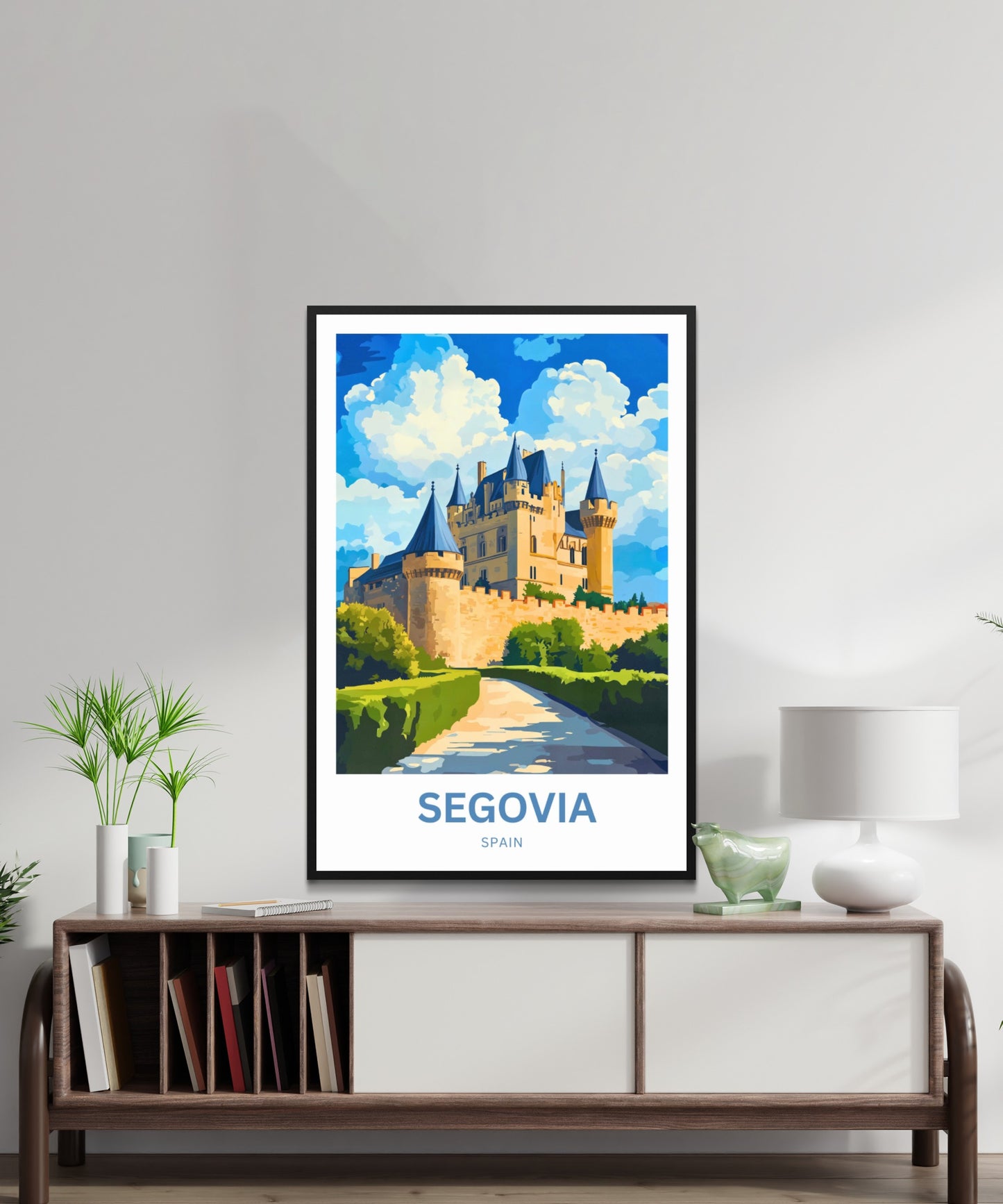 Segovia Travel Poster - Captivating Royal Castle