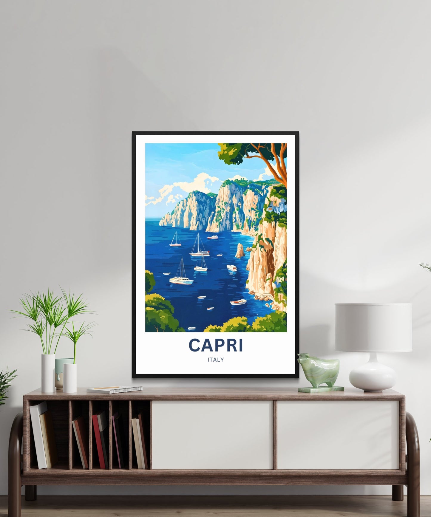 Capri Travel Poster - Italy