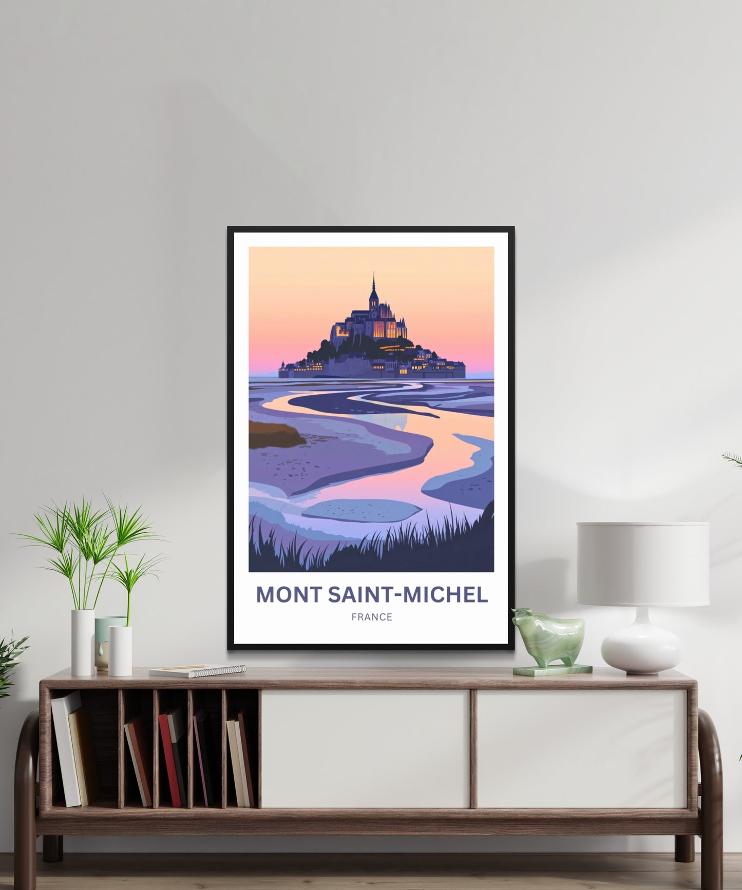 Mont Saint-Michel Travel Poster