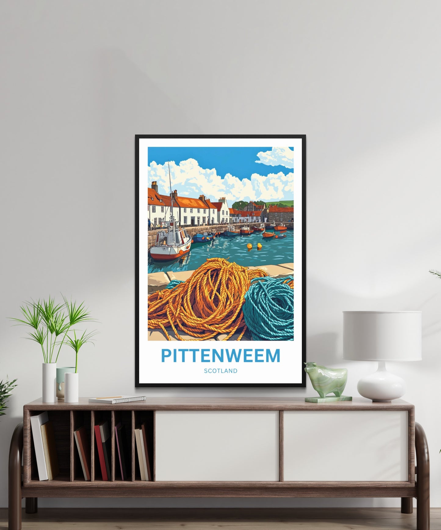 Pittenweem Travel Poster - Scotland