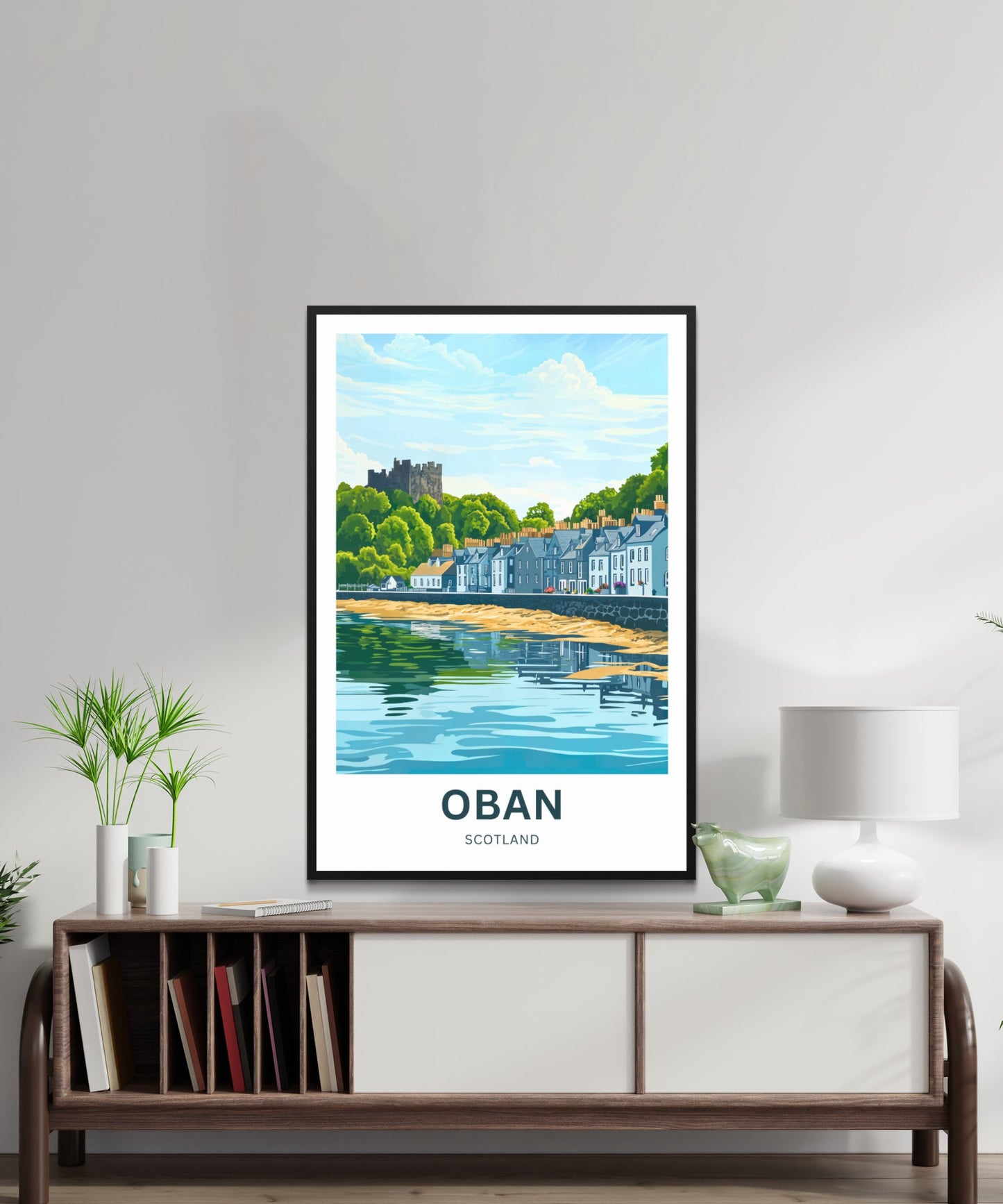 Oban Travel Poster - Castles & Coastlines