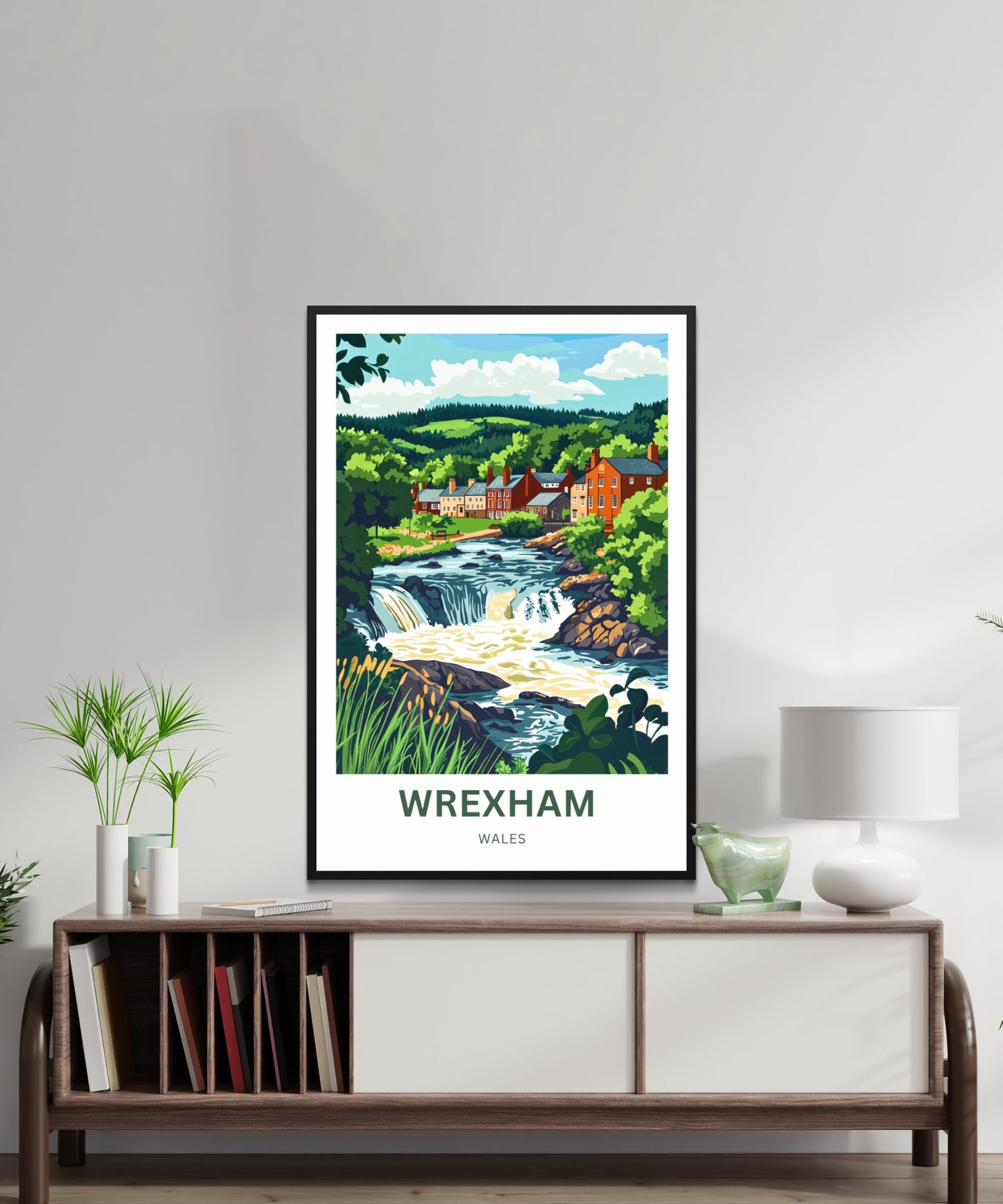 Wrexham Travel Poster - Picturesque River Views