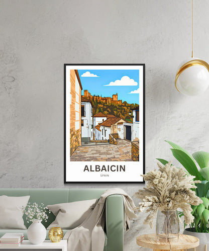 Albaicín Travel Poster - District