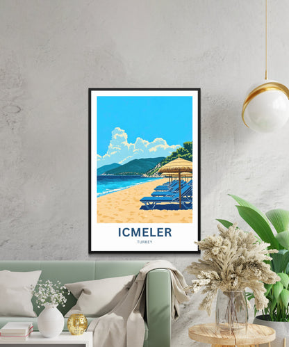 Içmeler Travel Poster- Captivating Canal Turkey