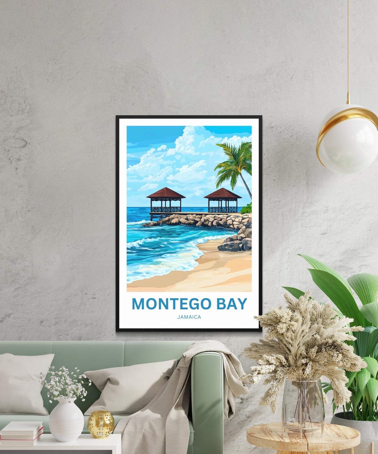Montego Bay Travel Poster - Jamaica Retreat