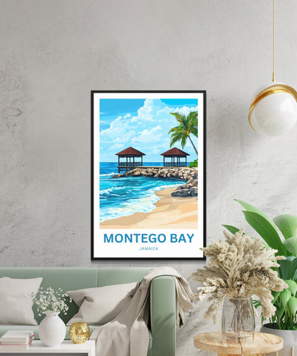 Montego Bay Travel Poster - Jamaica Retreat