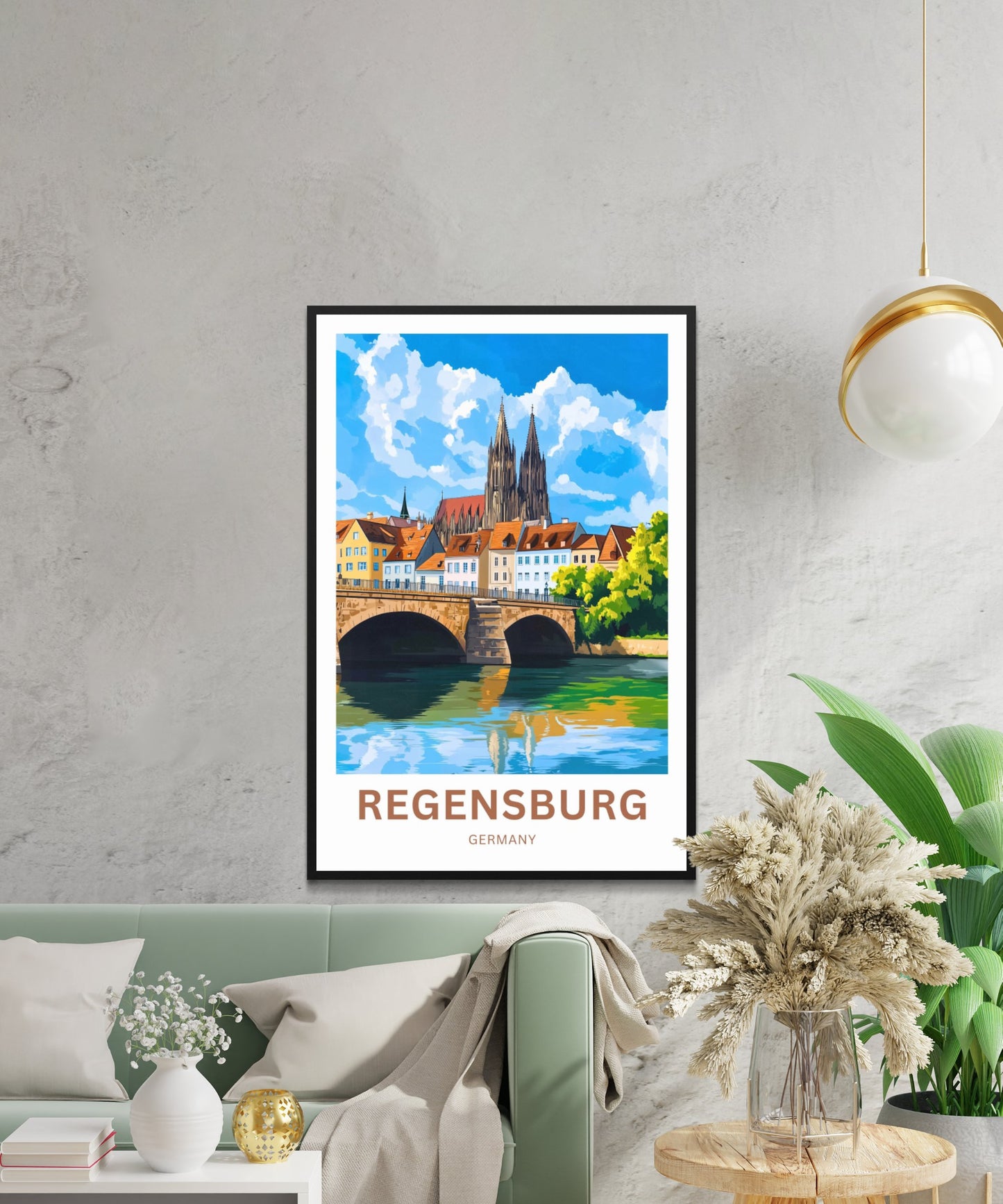 Regensburg Travel Poster -  Germany