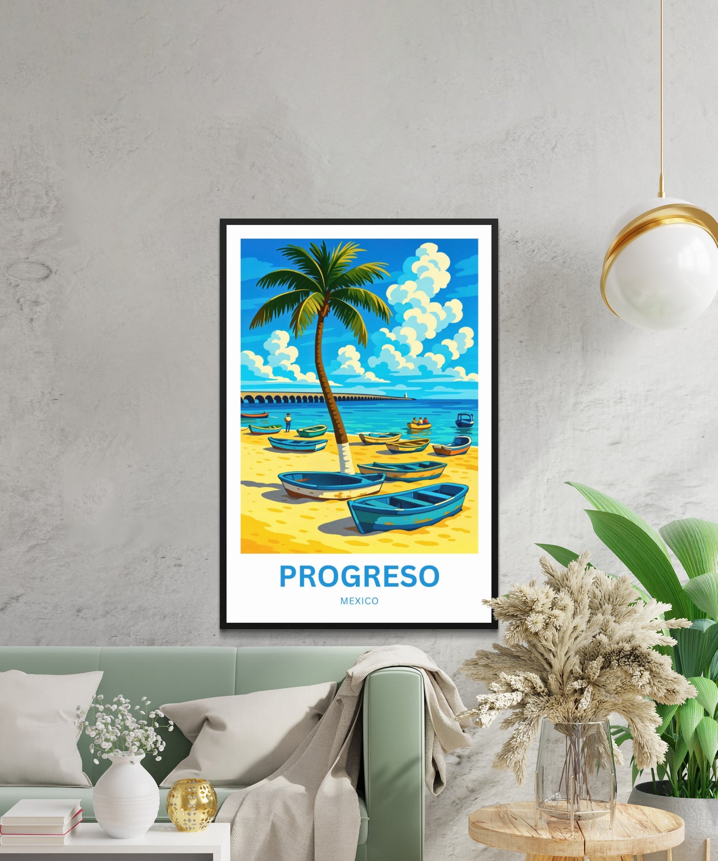 Progreso Travel Poster -  Mexico