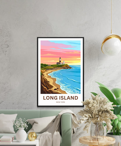 Long Island Travel Poster -  Montauk by the Sea