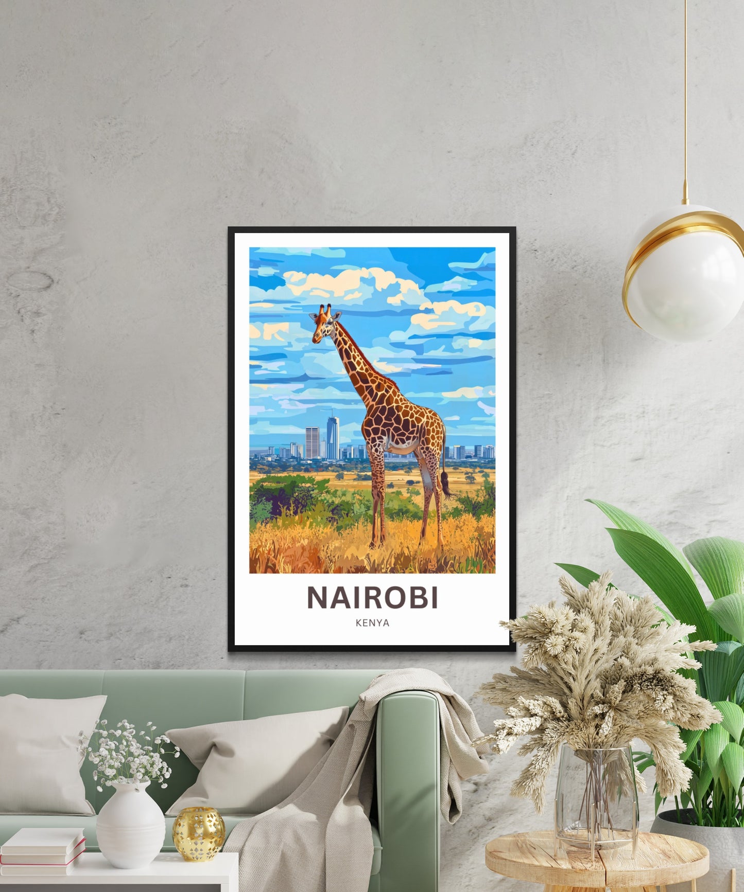 Nairobi Travel Poster - Hear of Kenya
