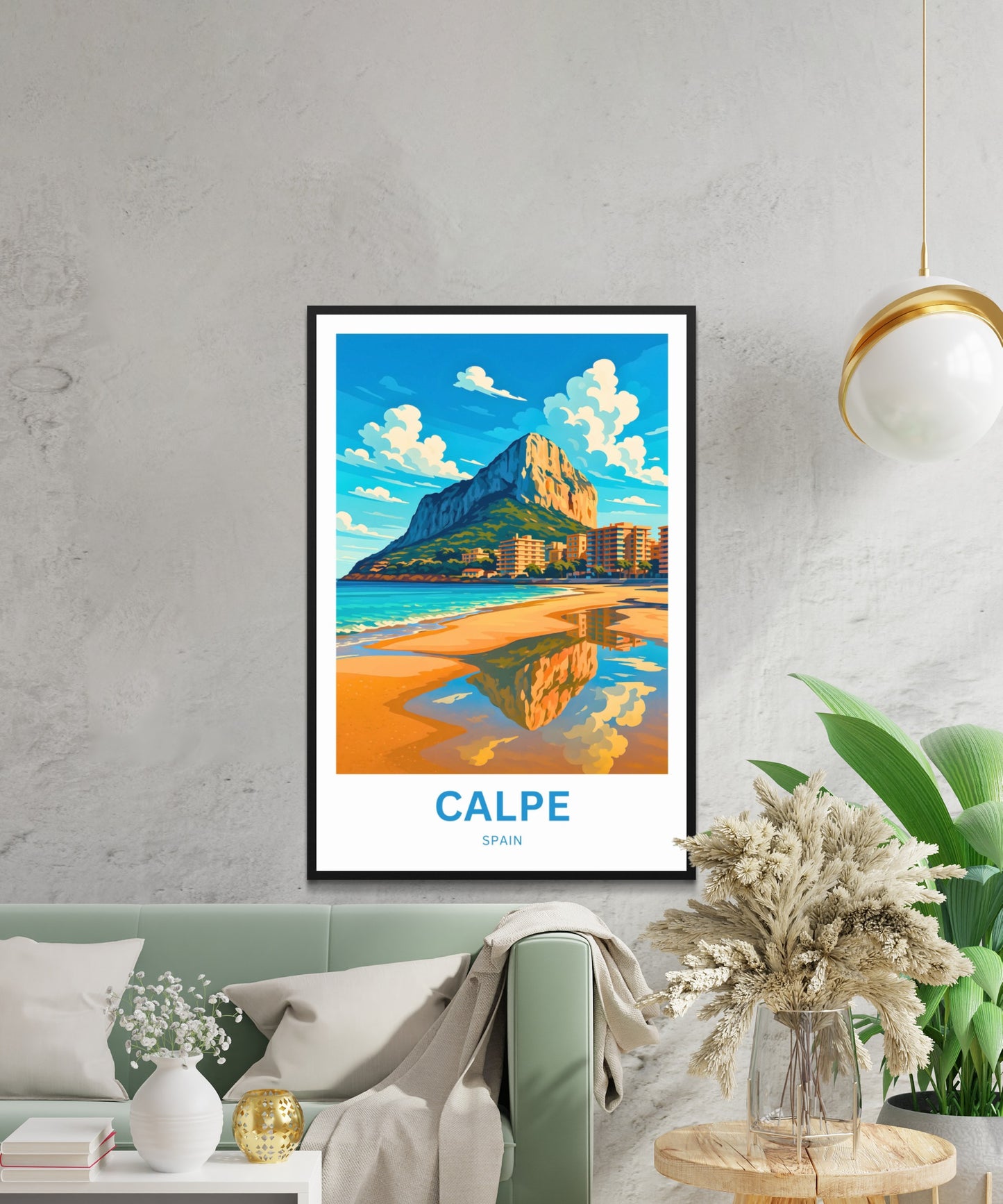 Calpe Travel Poster - Spain