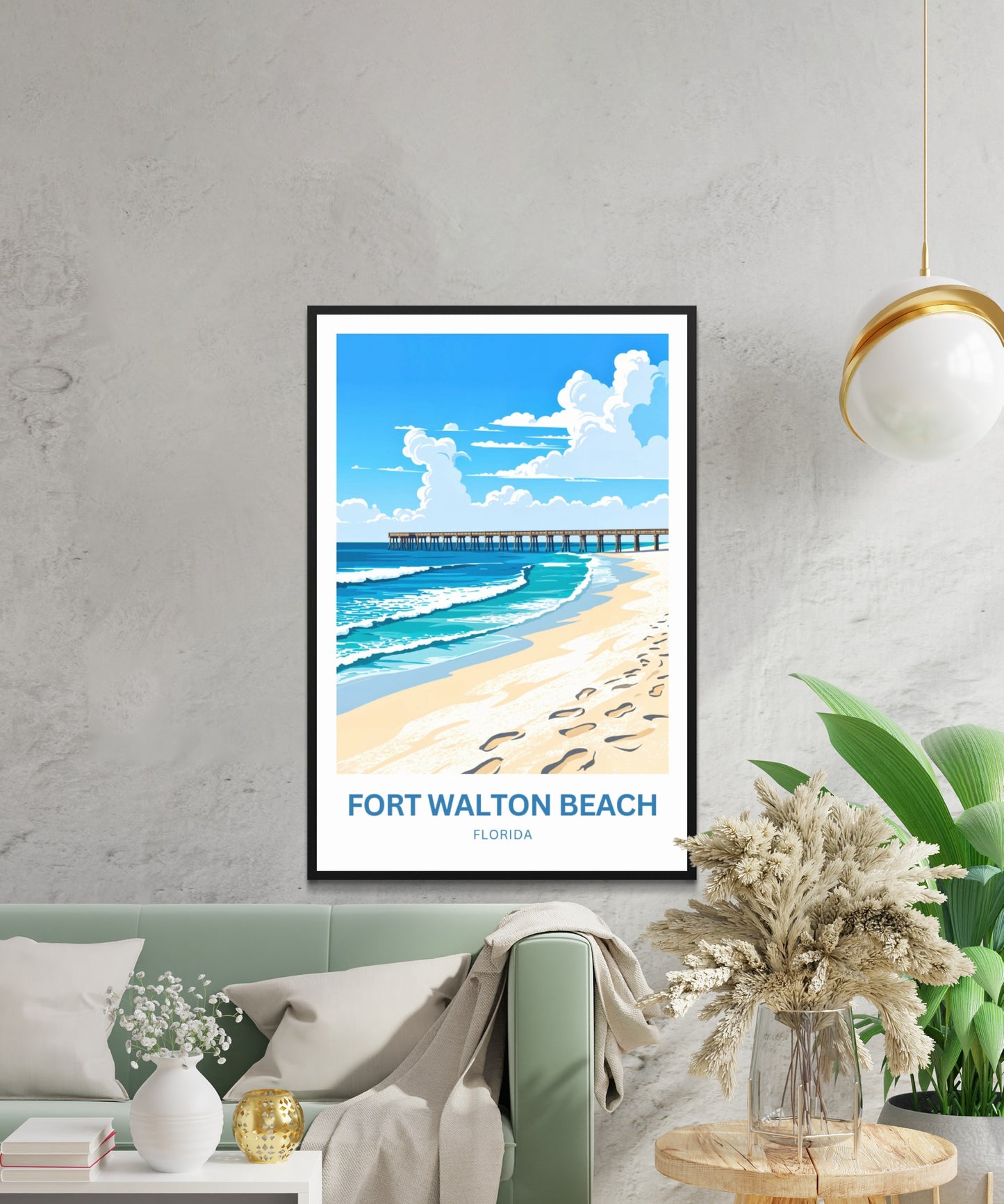 Fort Walton Beach Travel Poster - Escapes