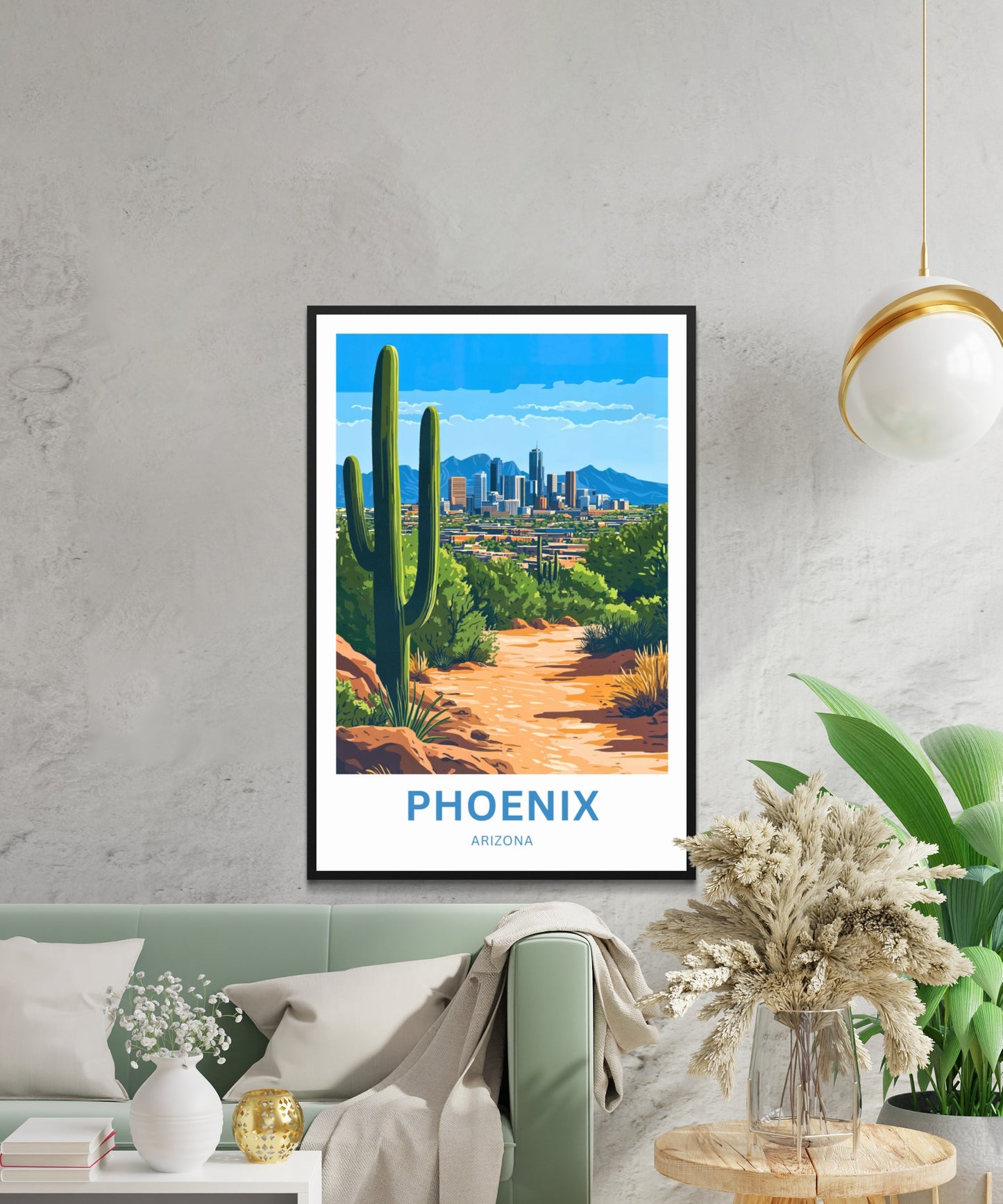 Phoenix Travel Poster - Arizona’s City of Sunsets