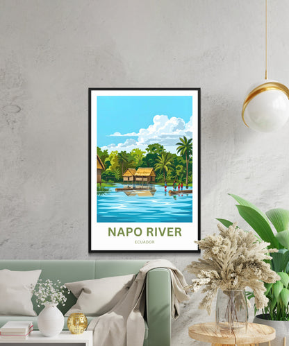 Napo River Travel Poster - Wilderness