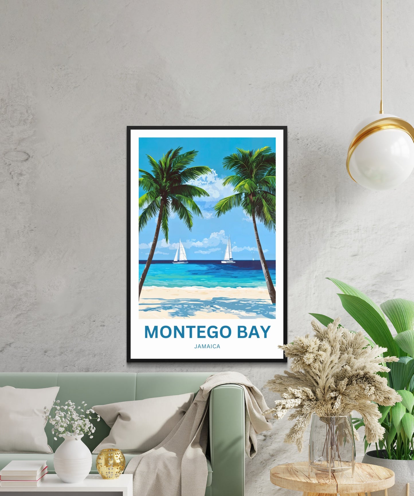 Montego Bay Travel Poster - Jamaica Paradise
