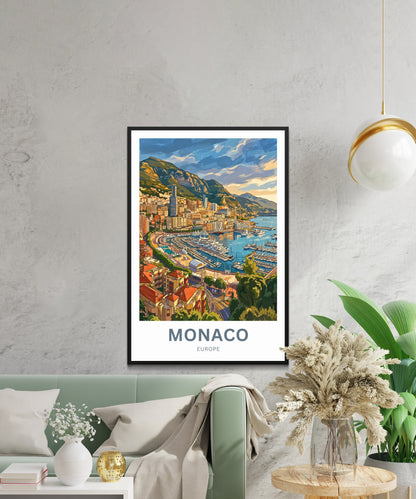 Monaco  Travel Poster