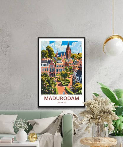 Madurodam Travel Poster- Tiny Treasures of the Netherlands