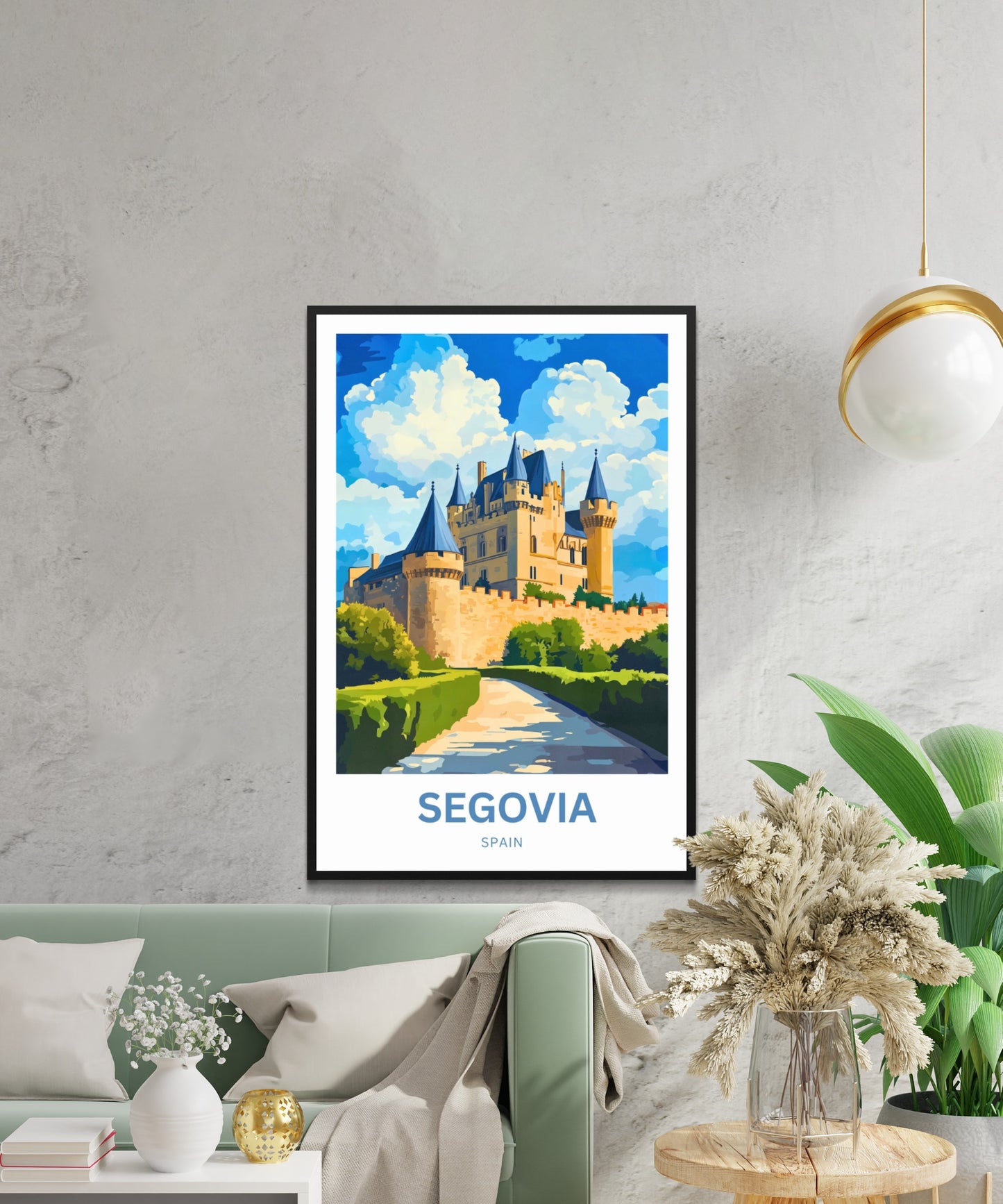 Segovia Travel Poster - Captivating Royal Castle