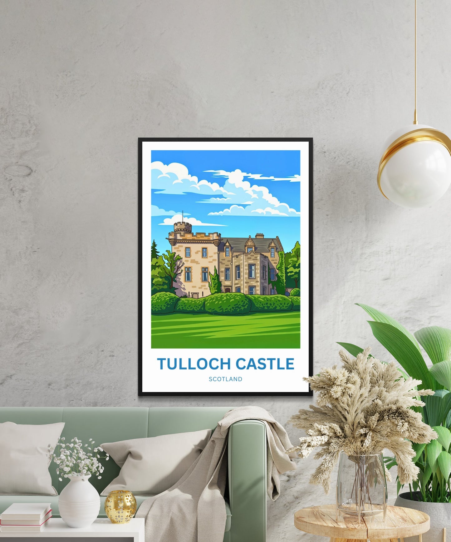 Tulloch Castle Travel Poster - Highlands