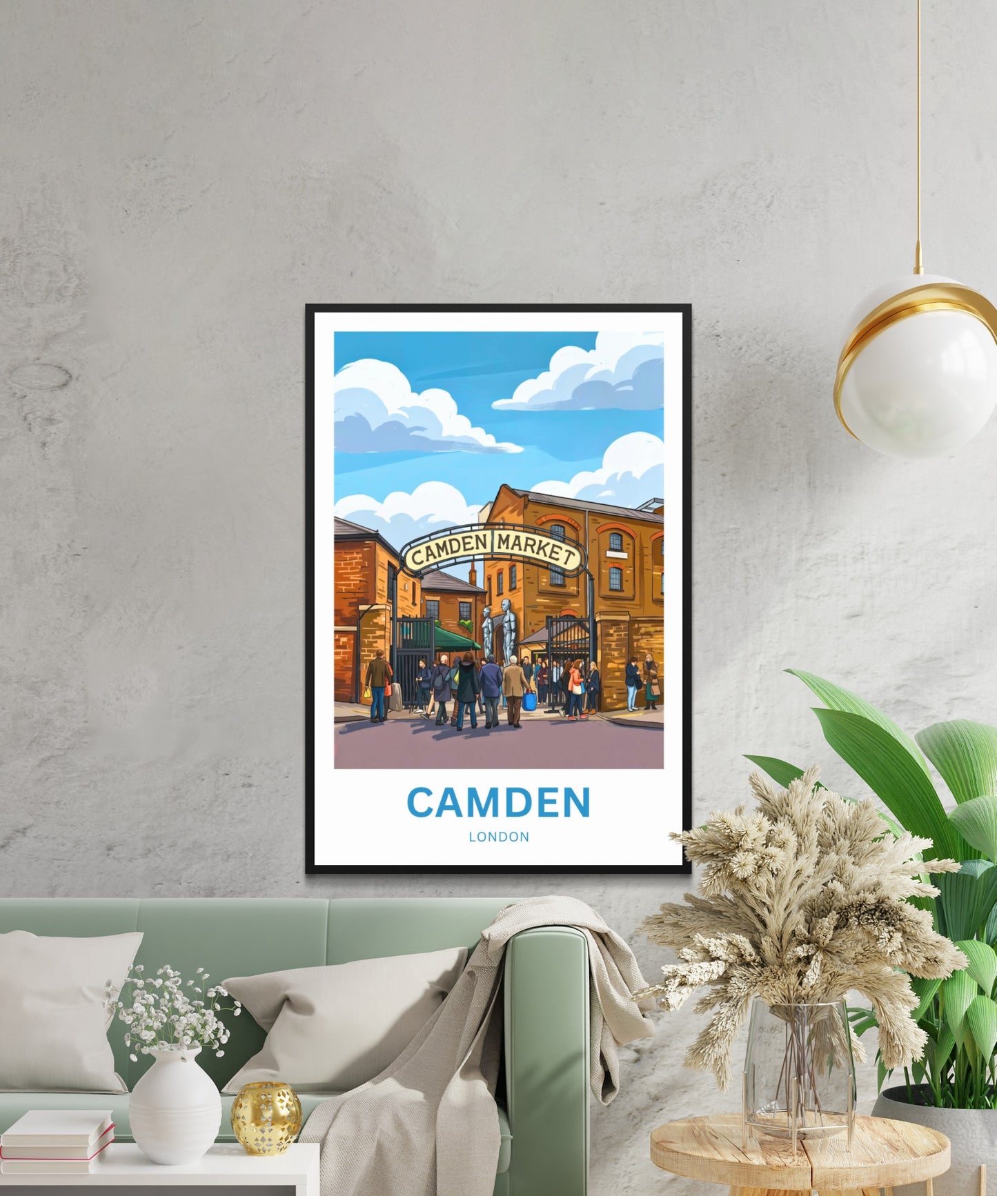 Camden Travel Poster - Market Life