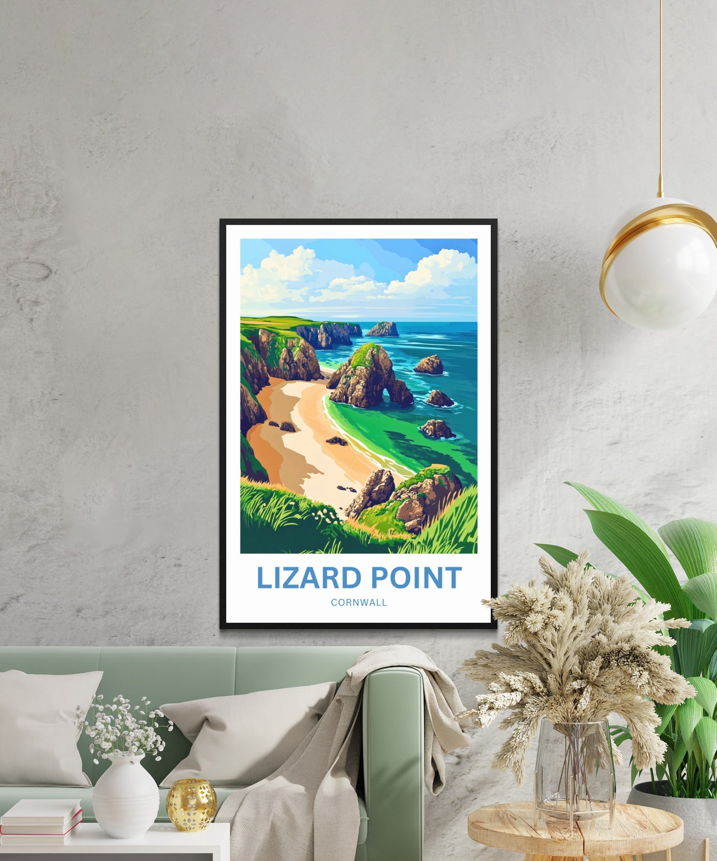 Lizard Point Travel Poster - Captivating Escape