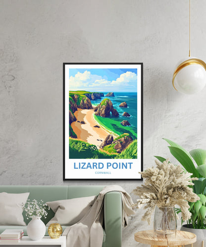 Lizard Point Travel Poster - Captivating Escape