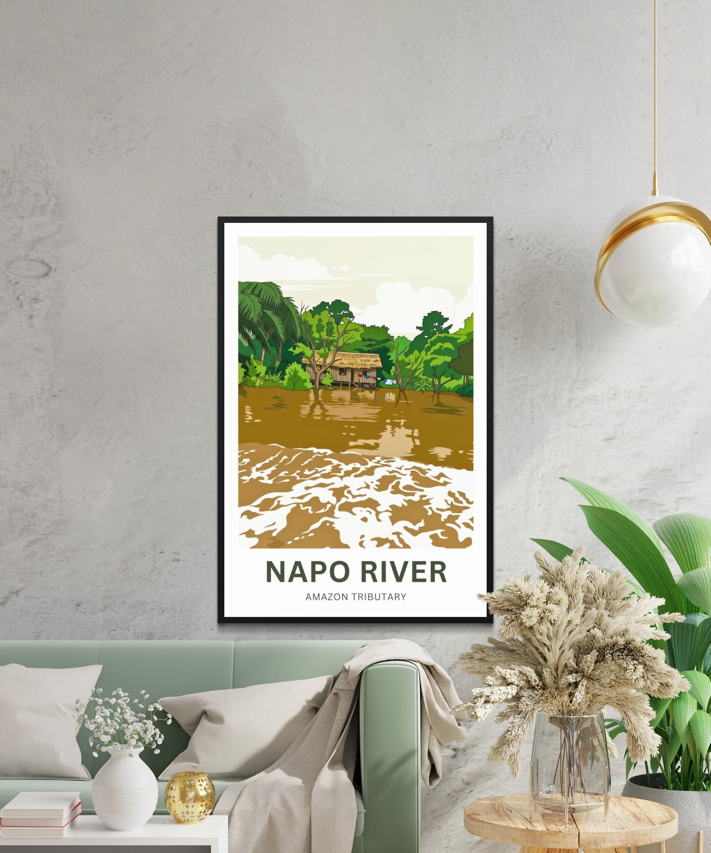 Napo River Travel Poster - Captivating Journey