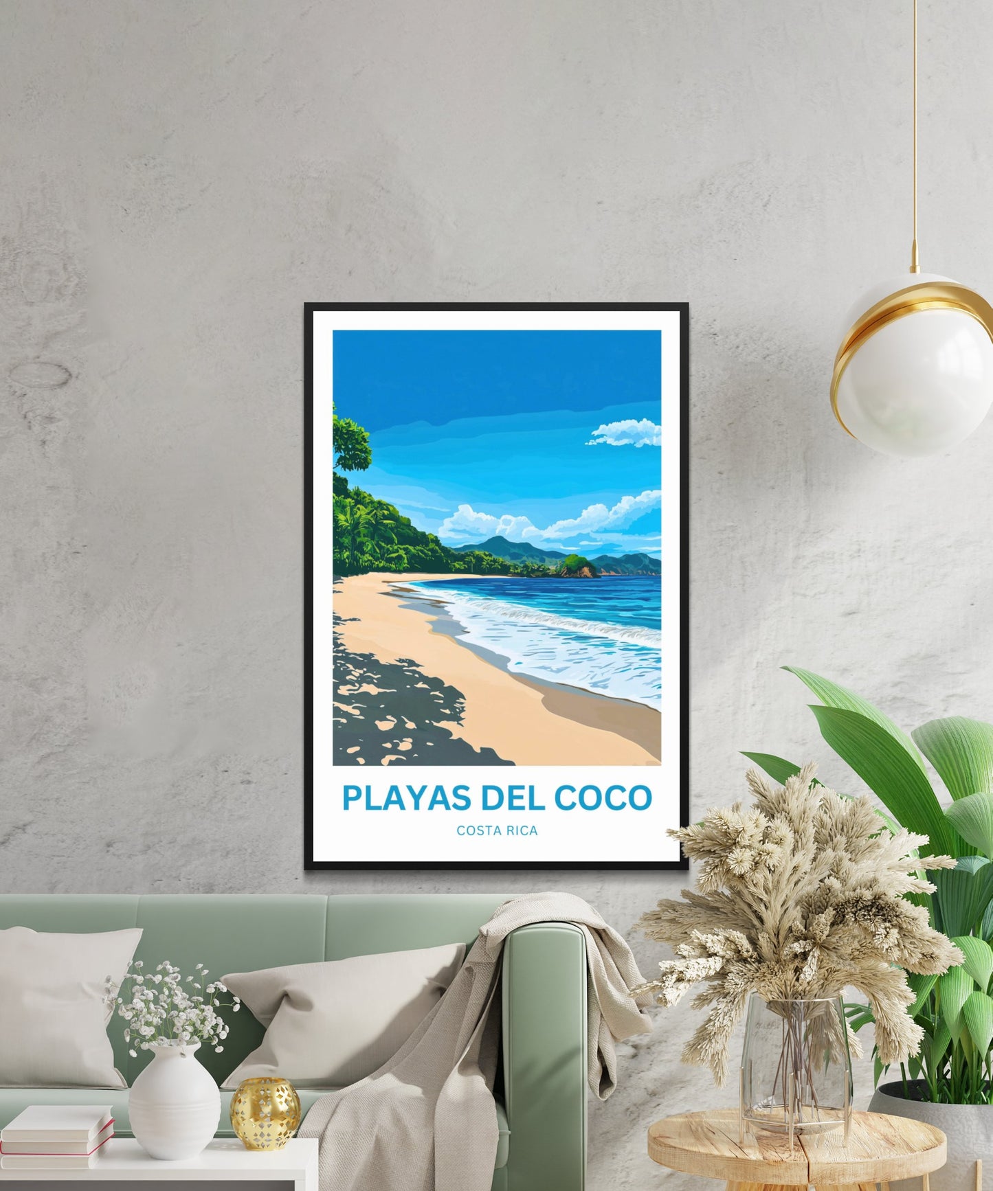 Playas del Coco Travel Poster  - Costa Rica