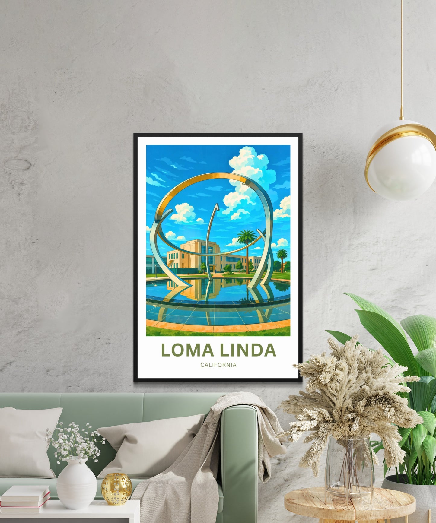Loma Linda Travel Poster  - Campus University