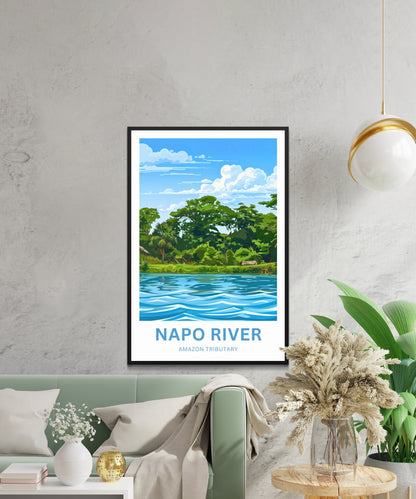Napo River Travel Poster- Escape