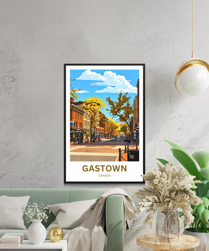 Gastown Travel Poster - City Street