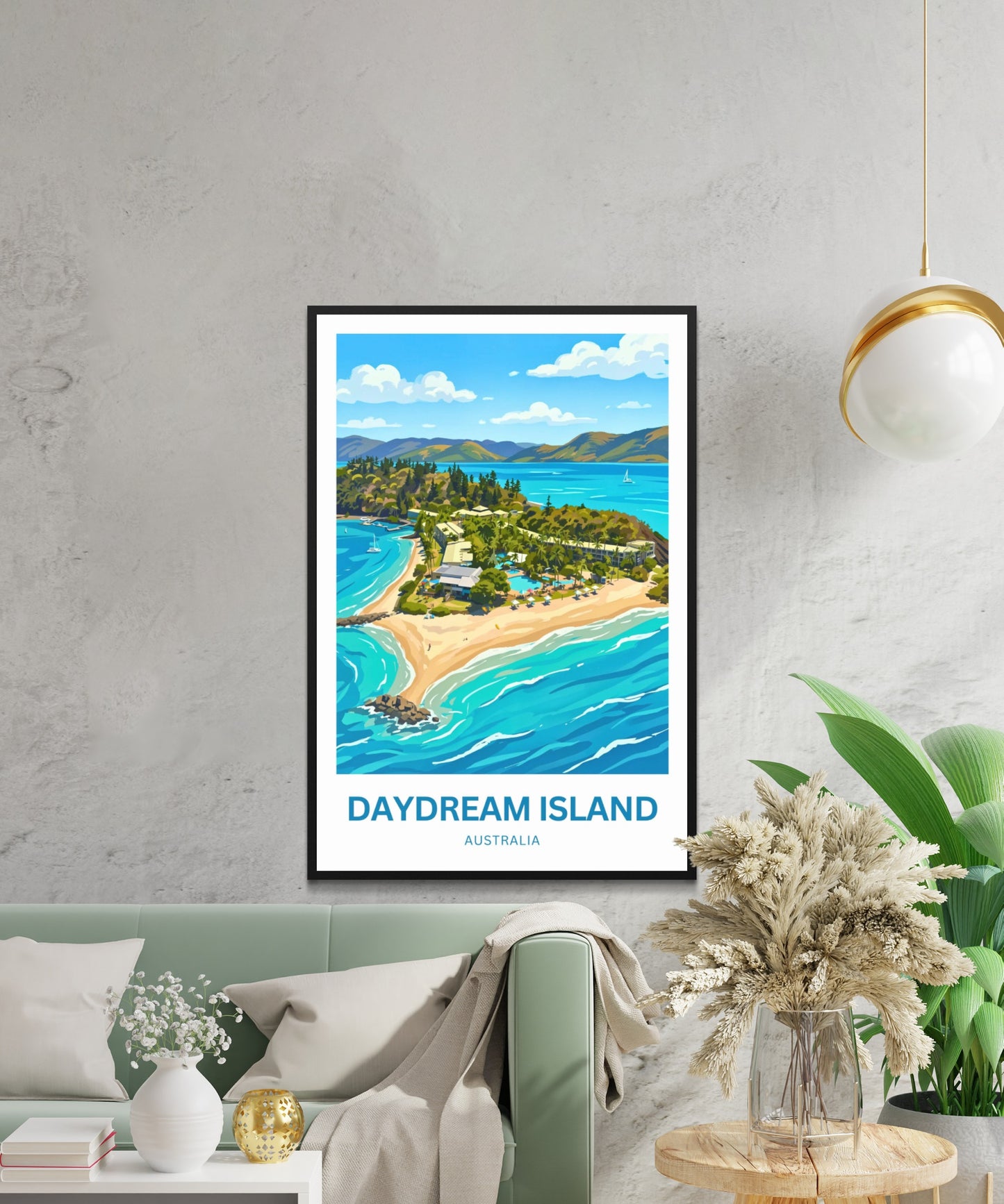 Daydream Island Travel Poster - Paradise Found
