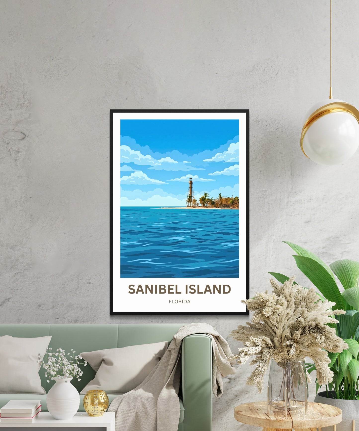 Sanibel Island, Florida Travel Poster