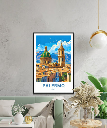 Palermo Travel Poster- Sicily