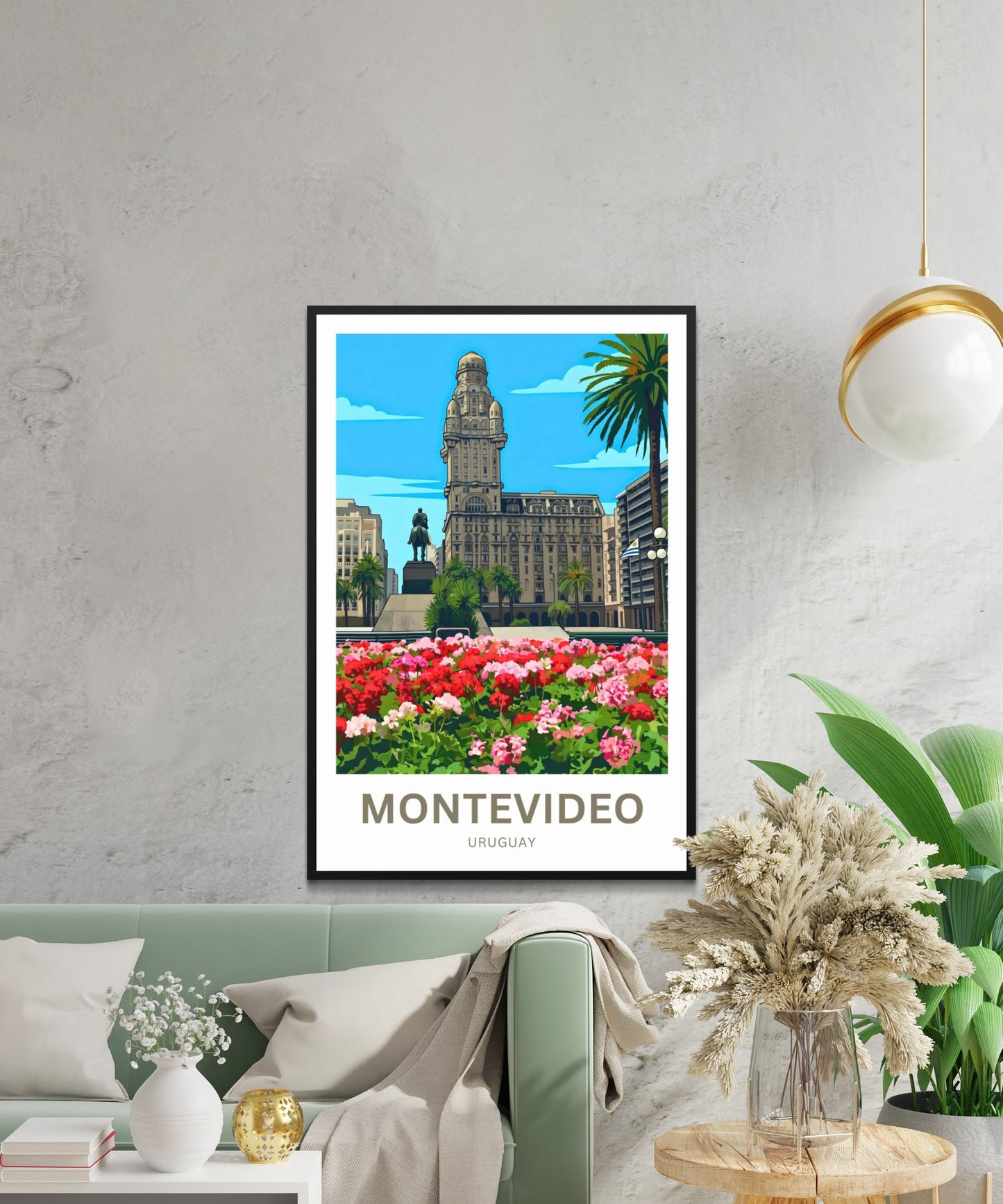 Montevideo, Uruguay Travel Poster
