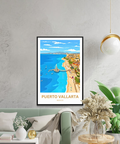 Puerto Vallarta  Travel Poster
