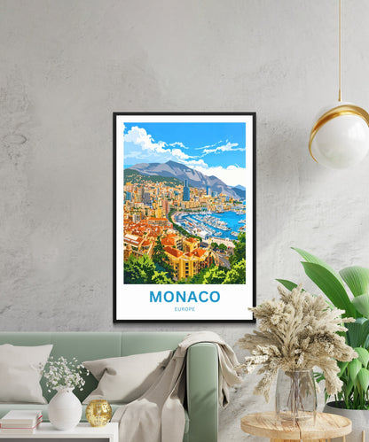 Monaco  Travel Poster - Monte Carlo