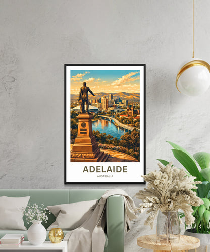 Adelaide Travel Print - Heart of South Australia