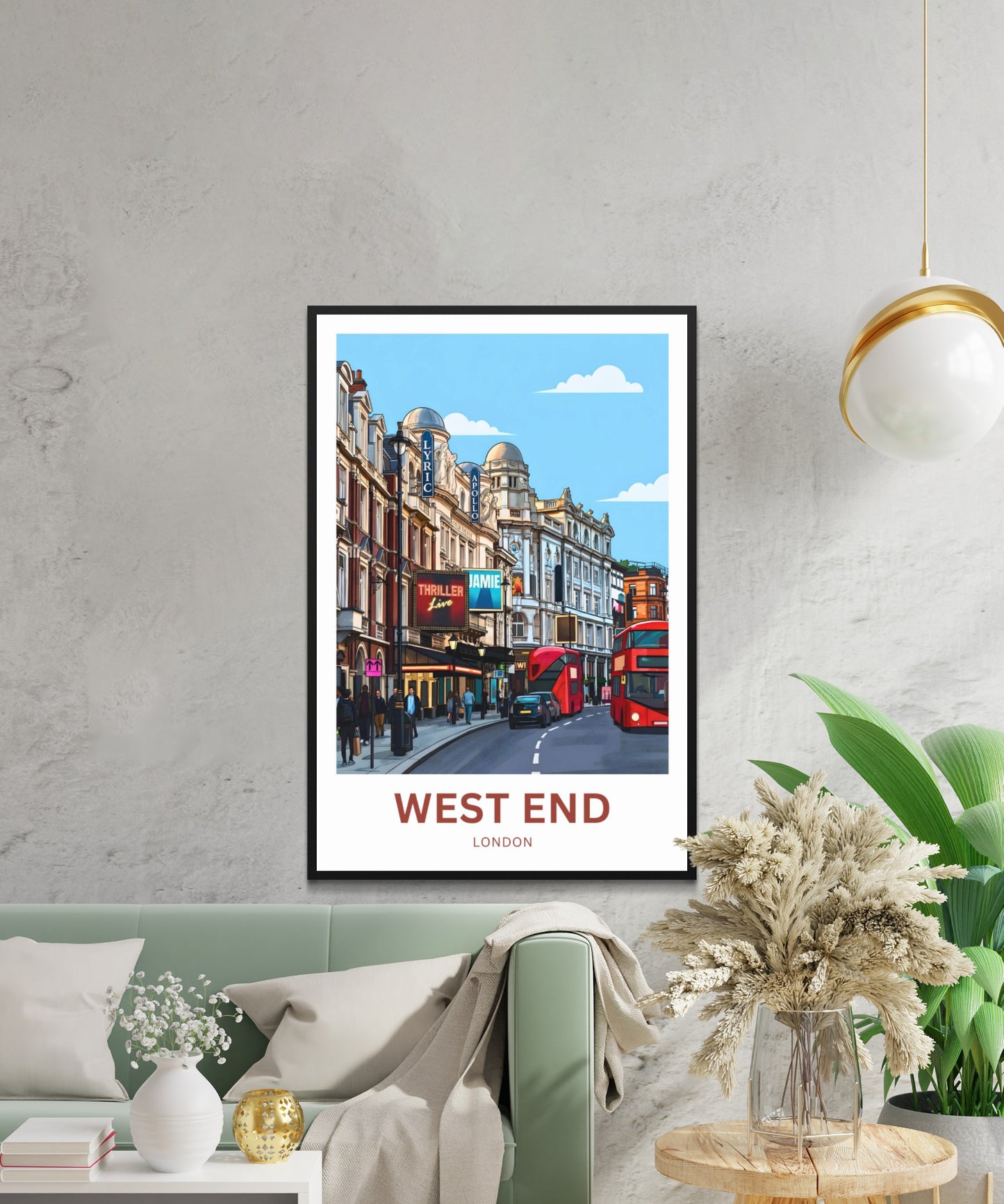 West End Travel Poster - London Magic