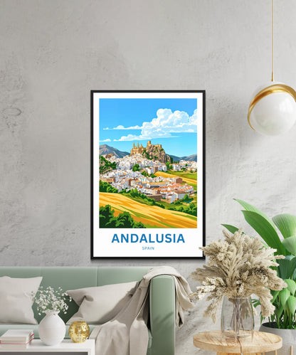 Andalusia Travel Poster - Sunlit South