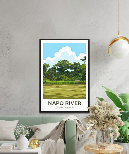 Napo River Travel Poster - Captivating Serenity