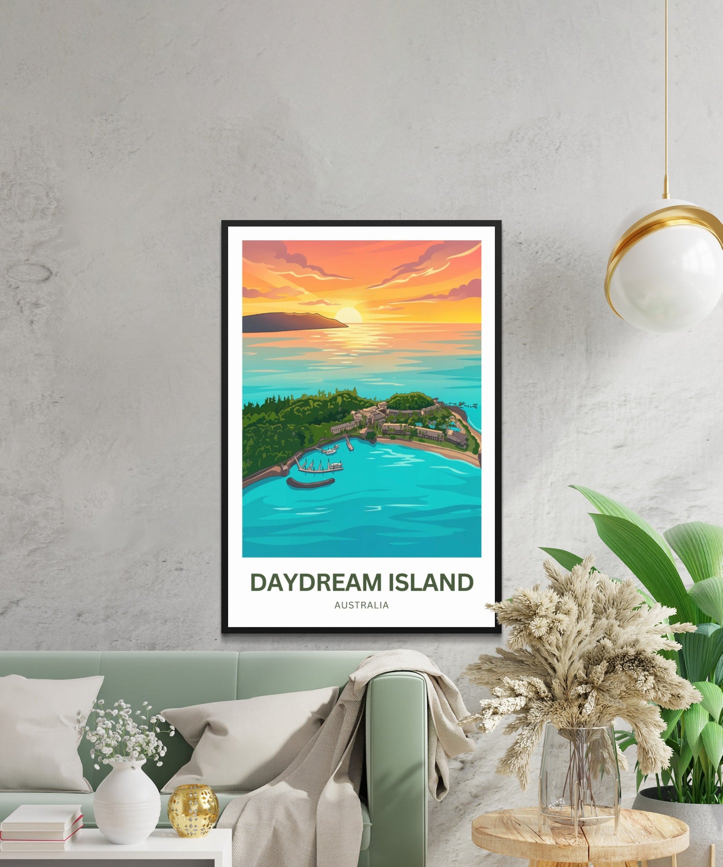 Daydream Island Travel Poster - Island Getaway