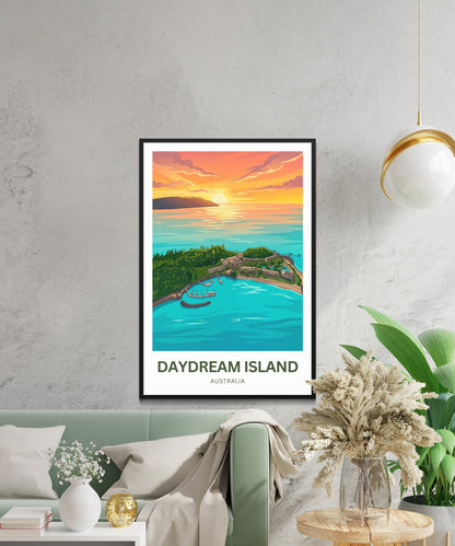Daydream Island Travel Poster - Island Getaway