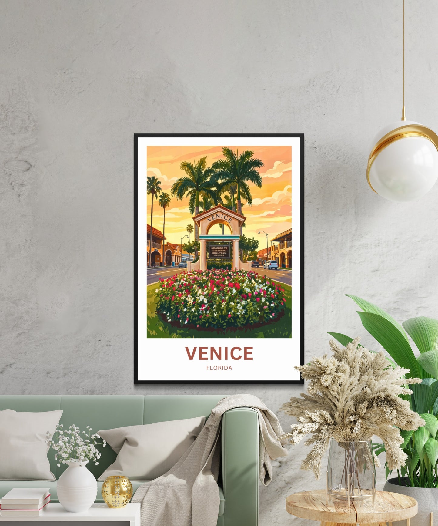 Venice, Florida Travel Poster