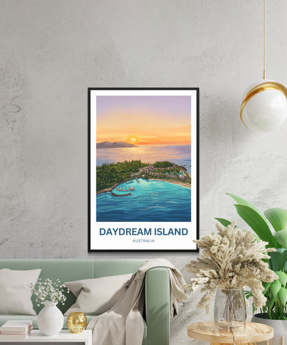 Daydream Island Travel Poster - Island Calmness