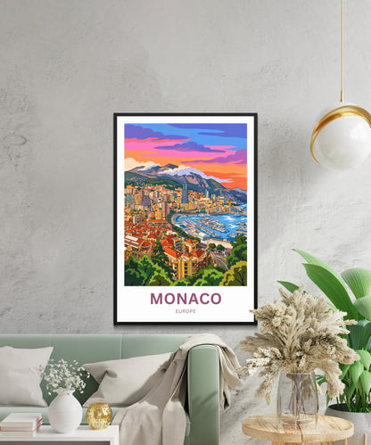 Monaco  Travel Poster - Europe