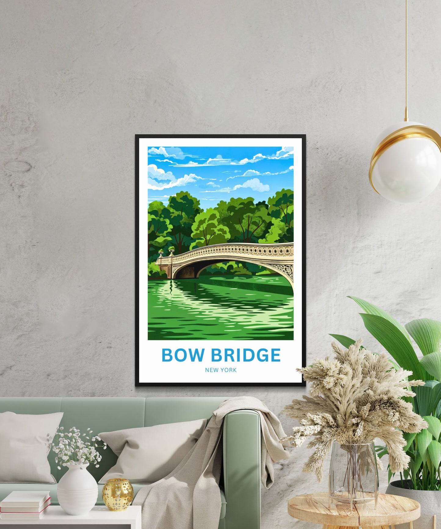Bow Bridge  Travel Poster - New York