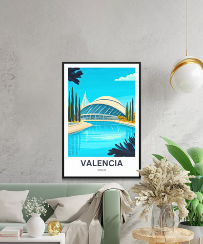 Valencia Travel Poster- The Science Park