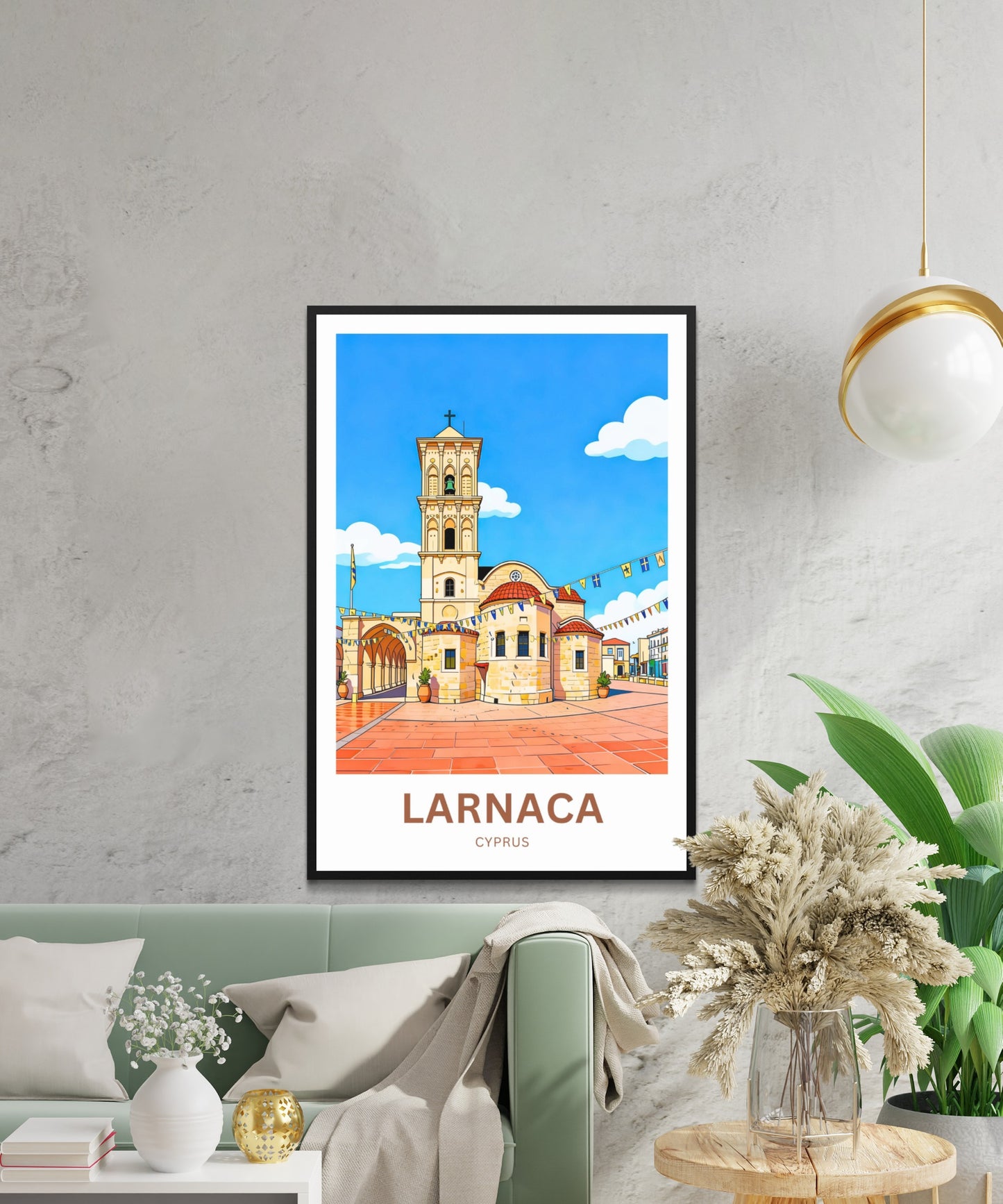 Larnaca Travel Poster - Church